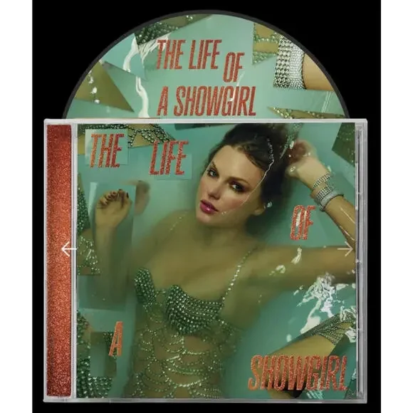 Taylor Swift The Life of a Showgirl Black Sweatshirt Crewneck Box Set